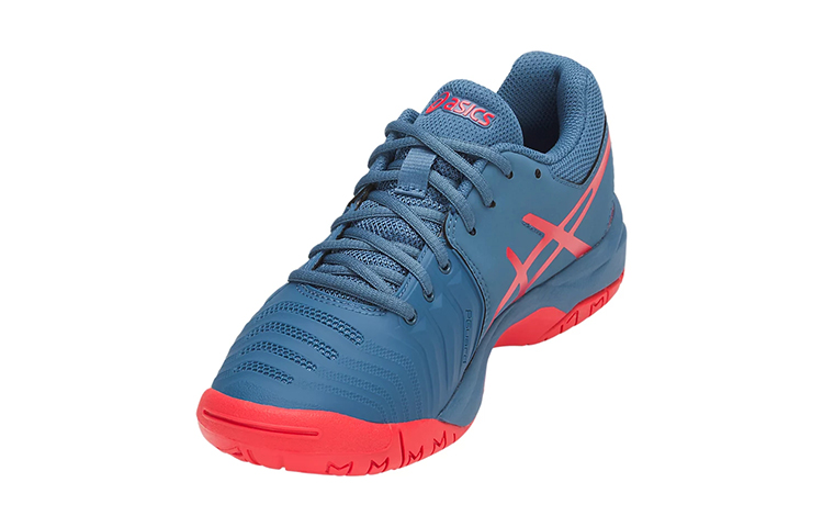 Shop (JR) ASICS Gel-Resolution 7 Sportschoenen Blauw/Oranje C700Y-400