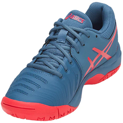 (JR) ASICS Gel-Resolution 7 Sportschoenen Blauw/Oranje C700Y-400 Shop (JR) ASICS Gel-Resolution 7 Sportschoenen Blauw/Oranje C700Y-400