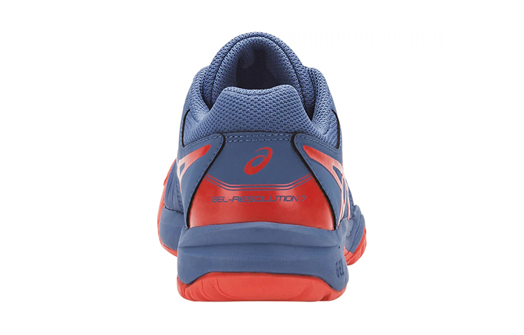 Purchase (JR) ASICS Gel-Resolution 7 Sportschoenen Blauw/Oranje C700Y-400