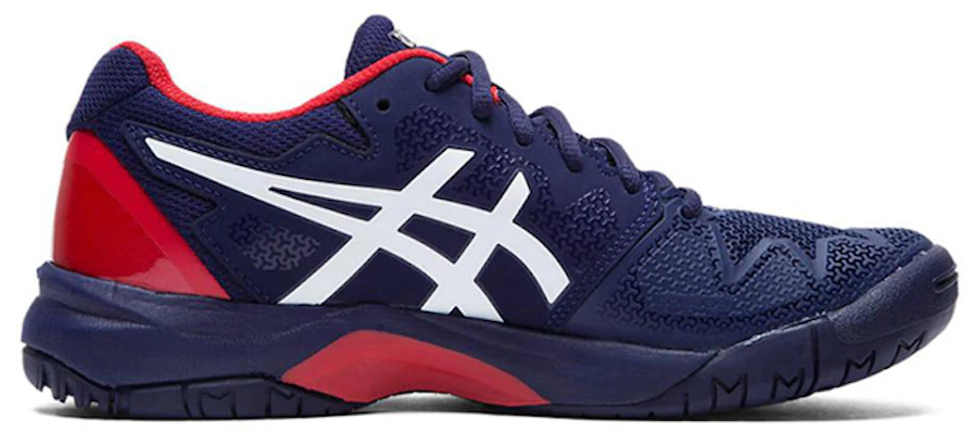 (JR) ASICS Gel-Resolution 8 ''Bleu Rouge Noir'' 1044A018-400 Order (JR) ASICS Gel-Resolution 8 ''Bleu Rouge Noir'' 1044A018-400