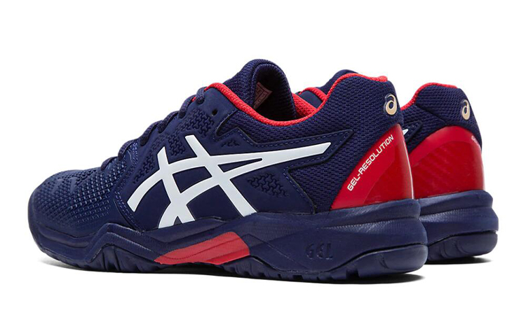 Lookbook (JR) ASICS Gel-Resolution 8 ''Bleu Rouge Noir'' 1044A018-400