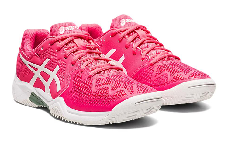 Lookbook (JR) ASICS Gel-Resolution 8 Clay /Wit ''Roze'' 1044A019-702