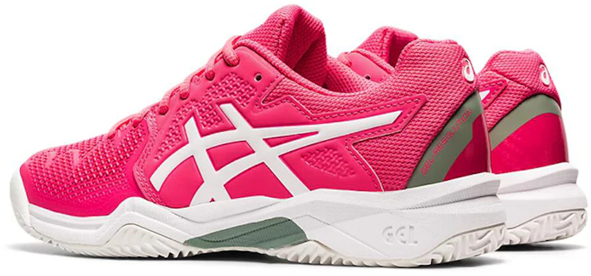 (JR) ASICS Gel-Resolution 8 Clay /Wit ''Roze'' 1044A019-702 Shop (JR) ASICS Gel-Resolution 8 Clay /Wit ''Roze'' 1044A019-702