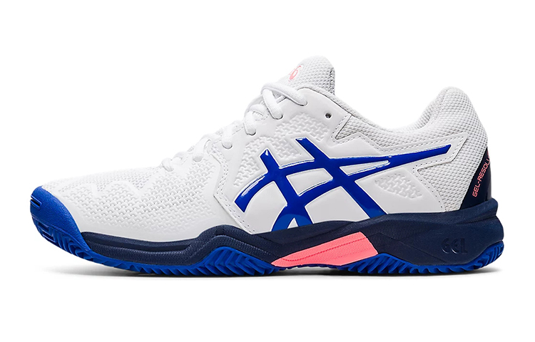 (Youth) ASICS Gel-Resolution 8 Clay 'White Blue' 1044A019-107