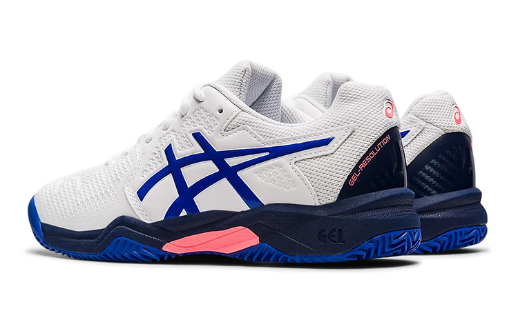 Shop (Youth) ASICS Gel-Resolution 8 Clay 'White Blue' 1044A019-107