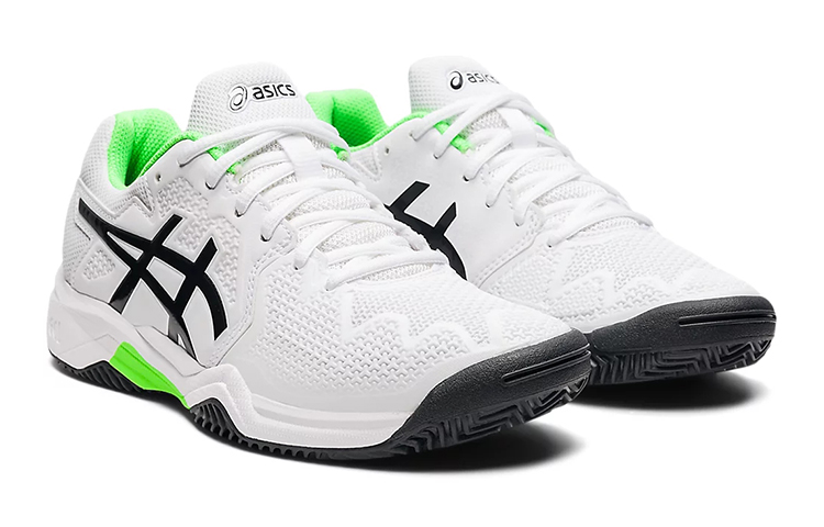 Lookbook (Youth) ASICS Gel-Resolution 8 Clay 'White Green' 1044A019-105