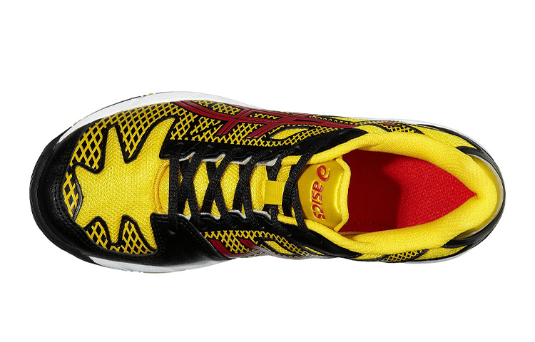 Shop (Youth) ASICS Gel-Solution Speed 2 'Yellow Black' C431Y-9023