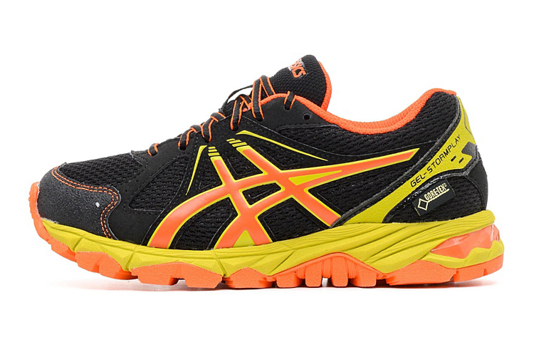 (Youth) ASICS Gel-Stormplay G-TX 'Black Orange' C526N-9009