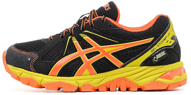 (Youth) ASICS Gel-Stormplay G-TX 'Black Orange' C526N-9009 Buy (Youth) ASICS Gel-Stormplay G-TX 'Black Orange' C526N-9009
