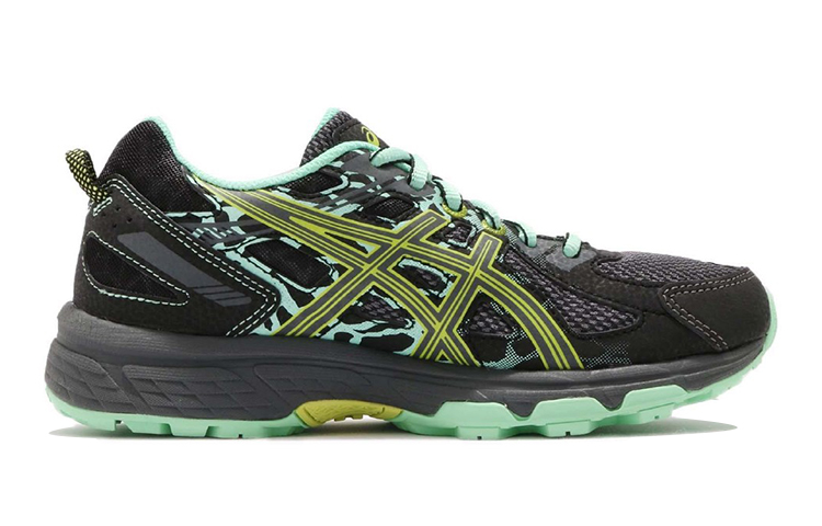 Order (JR) ASICS Gel-Venture 6 'Graphite Black Yellow' Hitam Kuning C744N-9097
