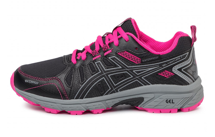 (Youth) ASICS Gel-Venture 7 'Black Pink' 1014A078-001