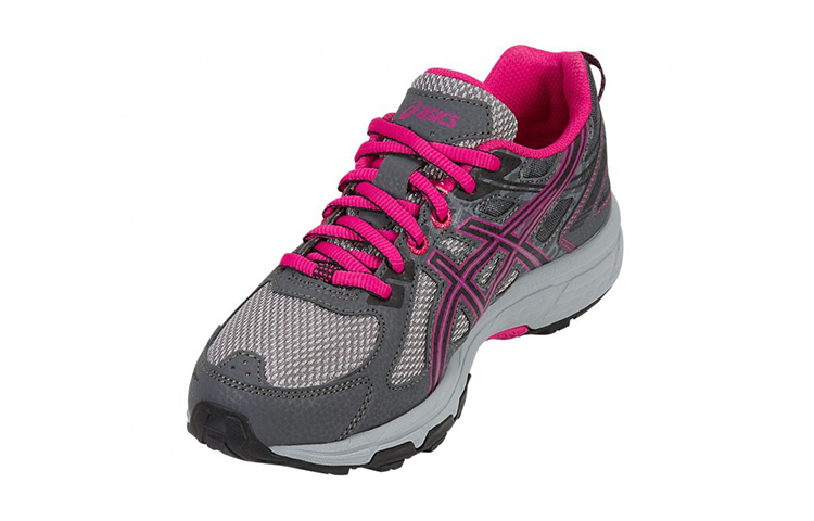 Shop (Youth) ASICS Gel-Venture 'Grey Purple' C744N-9790