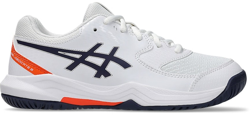 (Youth) ASICS Gel Dedicate 8 'White Indigo Fog' 1044A077-104 Buy (Youth) ASICS Gel Dedicate 8 'White Indigo Fog' 1044A077-104