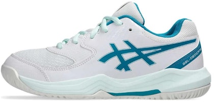 (Youth) ASICS Gel Dedicate 8 'White Teal Blue' 1044A077-103 (Youth) ASICS Gel Dedicate 8 'White Teal Blue' 1044A077-103