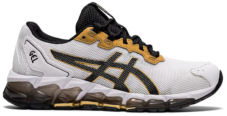 (Youth) ASICS Gel Quantum 360 6 Shoes White/Black/Golden 1204A001-101 Order (Youth) ASICS Gel Quantum 360 6 Shoes White/Black/Golden 1204A001-101