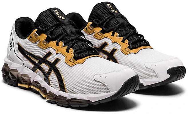(Youth) ASICS Gel Quantum 360 6 Shoes White/Black/Golden 1204A001-101 Lookbook (Youth) ASICS Gel Quantum 360 6 Shoes White/Black/Golden 1204A001-101