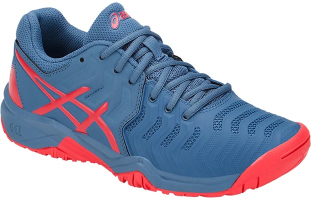 (Youth) ASICS Gel-Resolution 7 Sport Shoes Blue/Orange C700Y-400 Lookbook (Youth) ASICS Gel-Resolution 7 Sport Shoes Blue/Orange C700Y-400