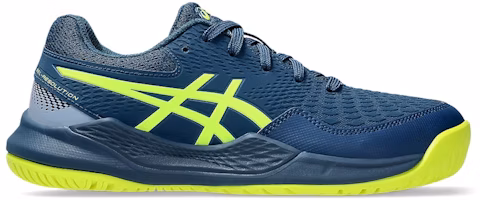 (Youth) ASICS Gel Resolution 9 'Mako Blue Safety Yellow' 1044A067-404 (Youth) ASICS Gel Resolution 9 'Mako Blue Safety Yellow' 1044A067-404