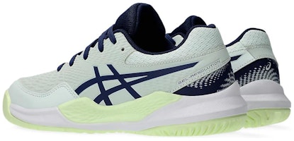 (JR) ASICS Gel Resolution 9 'Pale Mint Blue Expanse' Mint Biru Gelap 1044A067-301 Lookbook (JR) ASICS Gel Resolution 9 'Pale Mint Blue Expanse' Mint Biru Gelap 1044A067-301