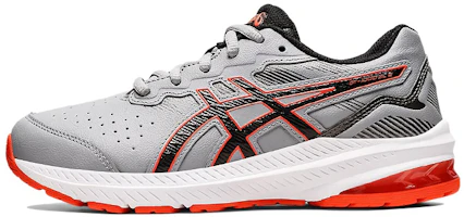 (Youth) ASICS GT-1000 2 'Synthetic Leather Grey Orange' 1134A016-028 (Youth) ASICS GT-1000 2 'Synthetic Leather Grey Orange' 1134A016-028