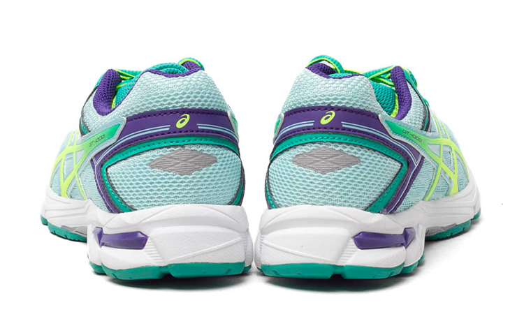Shop (JR) ASICS GT-1000 4 '薄荷蓝黄' 运动鞋 C558N-4407