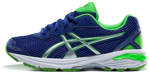 大童 Asics Gt-1000 5 舒適透氣運動跑步鞋 藍綠拼色 Buy 大童 Asics Gt-1000 5 舒適透氣運動跑步鞋 藍綠拼色