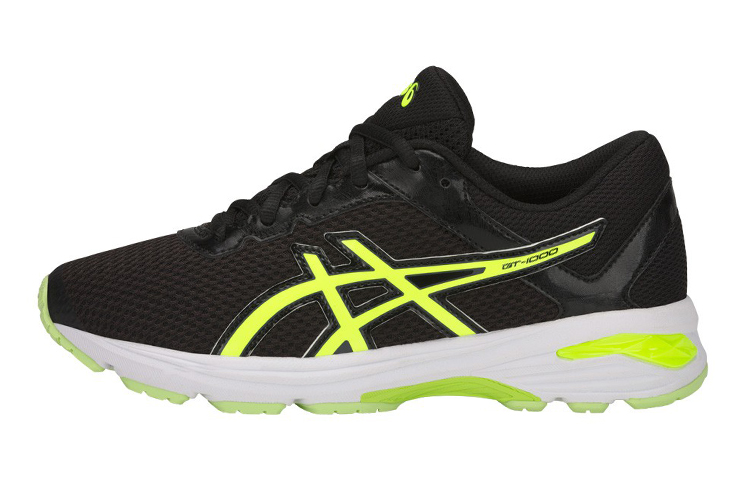 (Youth) ASICS GT-1000 6 'Black Neon Yellow' C740N-9007