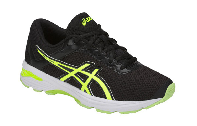Lookbook (JR) アシックス GT-1000 6 黒/ネオンイエロー C740N-9007
