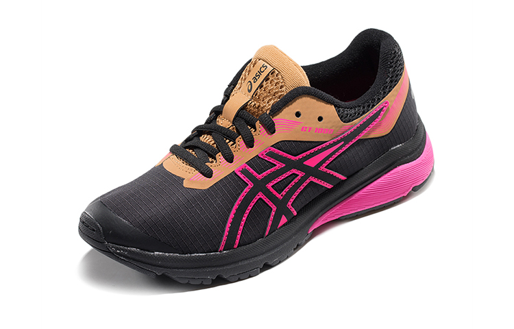 Order (JR) ASICS GT-1000 7 'Hitam Merah Jambu' 1014A028-001