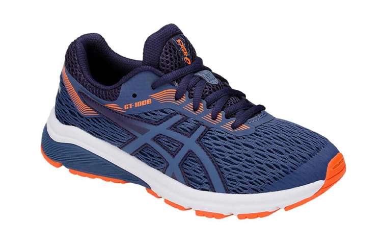 Lookbook (JR) ASICS GT-1000 7 蓝色/'橙色' 运动鞋 1014A005-403