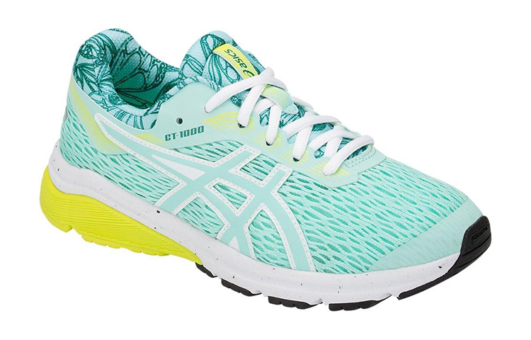 Lookbook Asics GT-1000 7 (GS) 輕便透氣反彈 低筒慢跑鞋 綠黃