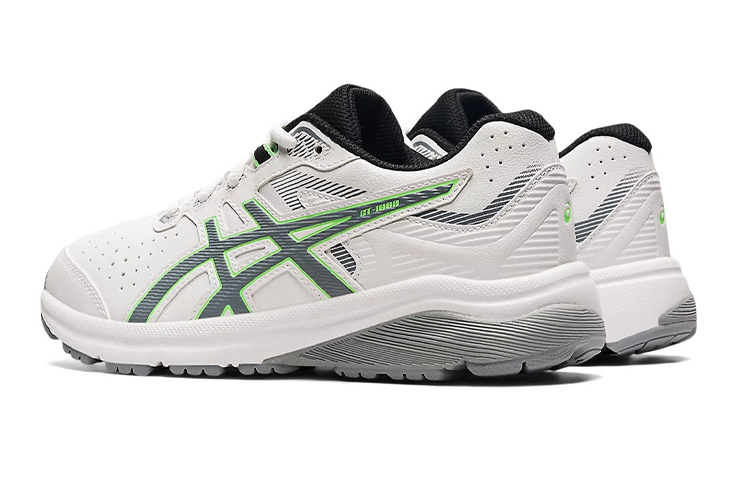 (Youth) ASICS GT-1000 'Synthetic Leather White Grey' 圖 4