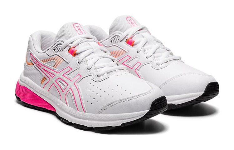 Lookbook Asics GT-1000 人造皮革 (GS)白粉色 慢跑鞋