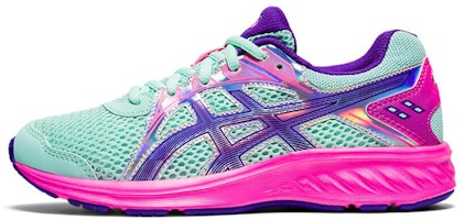GS大童 Asics Jolt 2 耐磨防滑 低筒運動跑步鞋 薄荷藍紫拼接 Buy GS大童 Asics Jolt 2 耐磨防滑 低筒運動跑步鞋 薄荷藍紫拼接