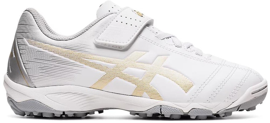 兒童 Asics Juniole 6 TF 舒適 耐磨透氣 低幫 兒童足球鞋 白金色 日版 Order 兒童 Asics Juniole 6 TF 舒適 耐磨透氣 低幫 兒童足球鞋 白金色 日版