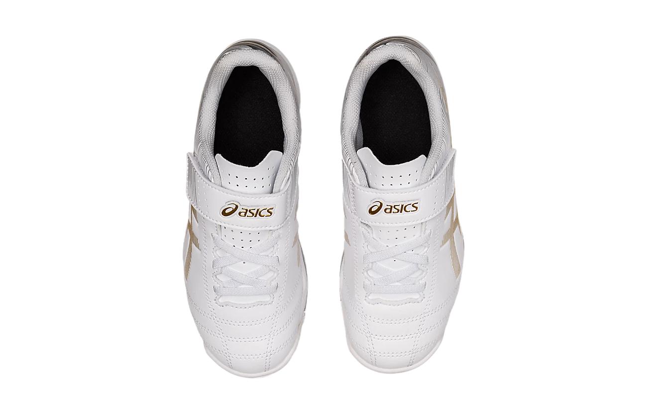 Purchase 兒童 Asics Juniole 6 TF 舒適 耐磨透氣 低幫 兒童足球鞋 白金色 日版