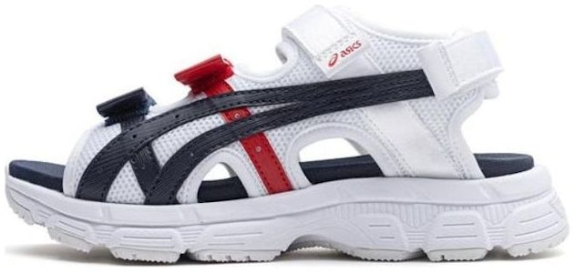 (JR) アシックス KAHANA SD 2 スポーツサンダル 白黒赤 1204A142-100 Buy (JR) アシックス KAHANA SD 2 スポーツサンダル 白黒赤 1204A142-100