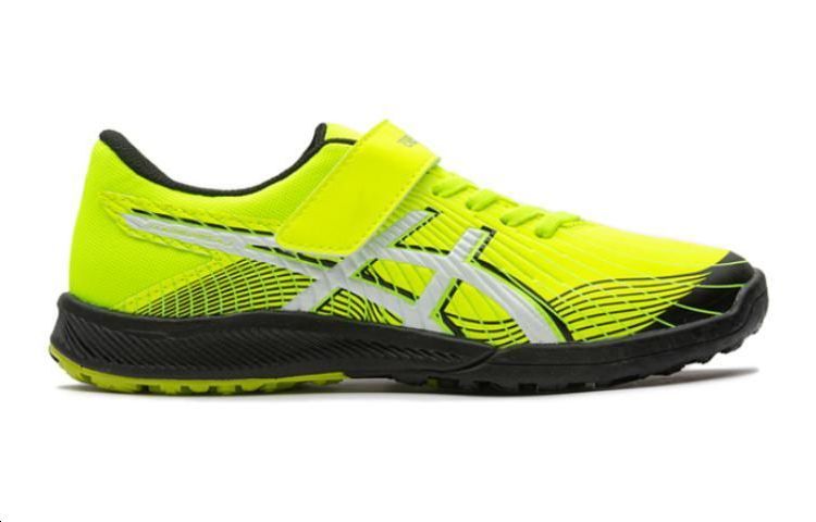 Order 兒童 Asics Lazerbeam Fh-Mg 舒適 耐磨透氣 低幫 兒童跑步鞋 螢光黃色