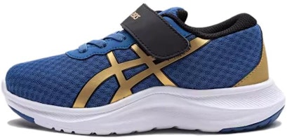 (Youth) ASICS Lazerbeam MH Shoes 'Blue Gold Black' 1154A153-402 (Youth) ASICS Lazerbeam MH Shoes 'Blue Gold Black' 1154A153-402