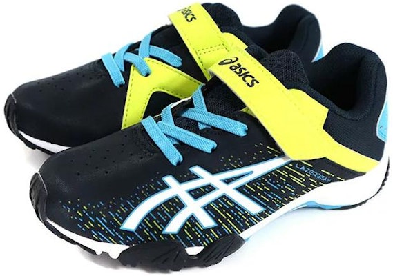 (Youth) ASICS Lazerbeam SH-MG 'Navy Blue Volt Aqua' 1154A138-402 Lookbook (Youth) ASICS Lazerbeam SH-MG 'Navy Blue Volt Aqua' 1154A138-402