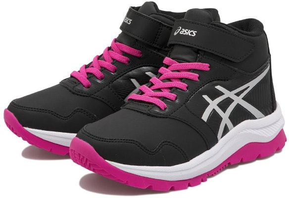 (Youth) ASICS Lazerbeam WD-MG High-Top 'Black Silver Pink' 1154A072-002 Lookbook (Youth) ASICS Lazerbeam WD-MG High-Top 'Black Silver Pink' 1154A072-002