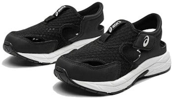 兒童 Asics 舒適休閒 減震耐磨兒童涼鞋 黑白 Order 兒童 Asics 舒適休閒 減震耐磨兒童涼鞋 黑白