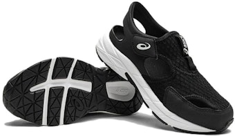 兒童 Asics 舒適休閒 減震耐磨兒童涼鞋 黑白 Purchase 兒童 Asics 舒適休閒 減震耐磨兒童涼鞋 黑白