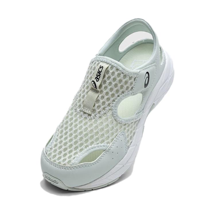 Lookbook 兒童 Asics 舒適休閒 防滑透氣兒童涼鞋 綠色