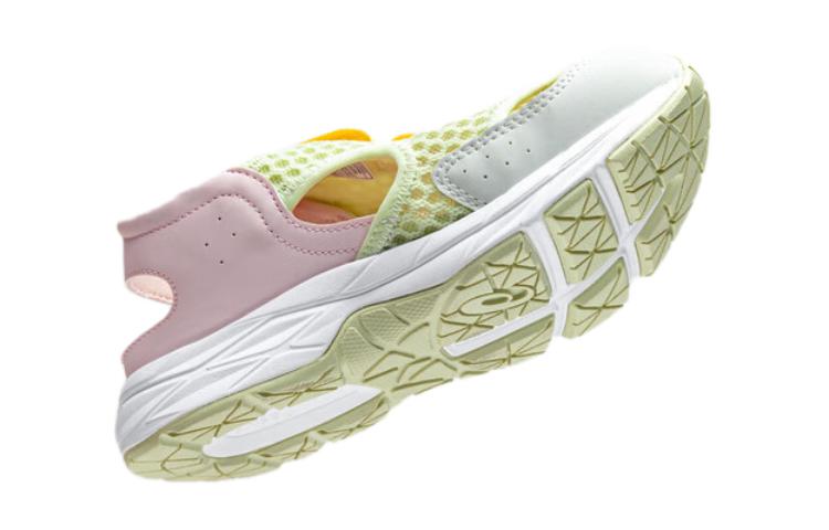 Lookbook (JR) 亚瑟士运动生活凉鞋“黄粉色” 1014A306-301