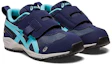 Lookbook (JR) 亚瑟士 Mini G-TX 2 跑鞋 '海军蓝青绿色' 1144A044-401