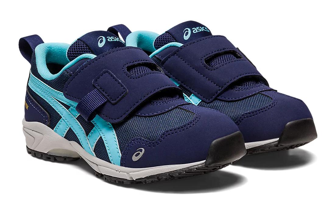 Lookbook 兒童 Asics 舒適 透氣 低幫 兒童戶外鞋 藍色