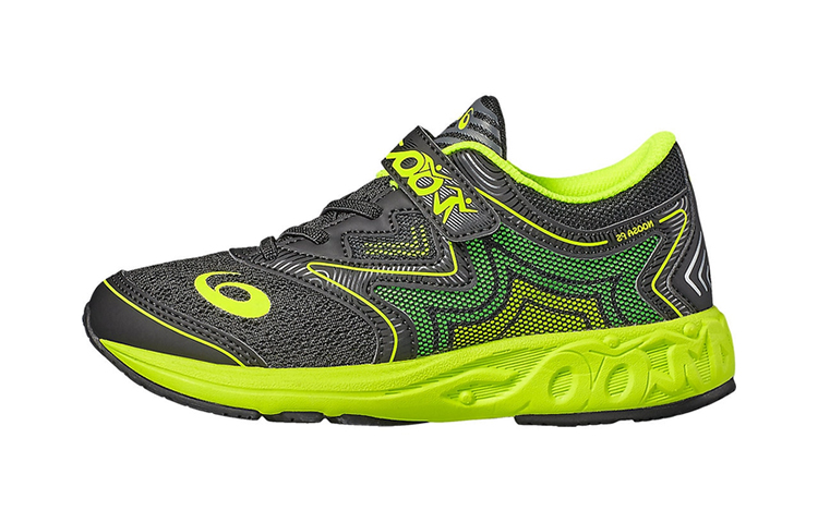 (Youth) ASICS Noosa 'Black Green' C712N-9007