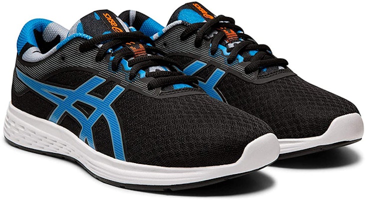 (JR) ASICS Patriot 11 Kasut Sukan Hitam/Biru 1014A089-001 Lookbook (JR) ASICS Patriot 11 Kasut Sukan Hitam/Biru 1014A089-001