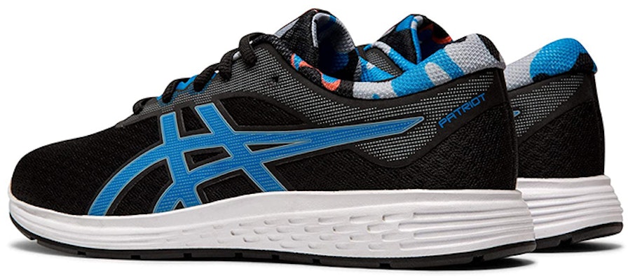 (JR) ASICS Patriot 11 Kasut Sukan Hitam/Biru 1014A089-001 Shop (JR) ASICS Patriot 11 Kasut Sukan Hitam/Biru 1014A089-001